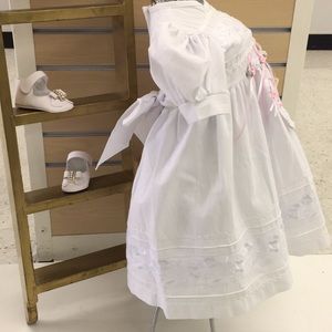 Baptismal baby Dress, ropón de Bautizo para bebe